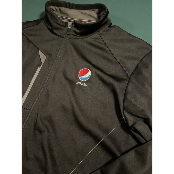 Pepsi Cola PepsiCo Zip Lined Jacket Coat 2XL Employee Uniform - Picture 1 of 7